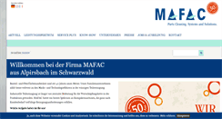 Desktop Screenshot of mafac.de