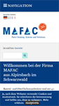 Mobile Screenshot of mafac.de